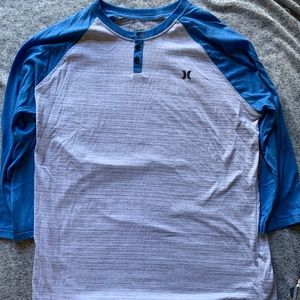 Hurley Quarter Sleeve Baseball Tee